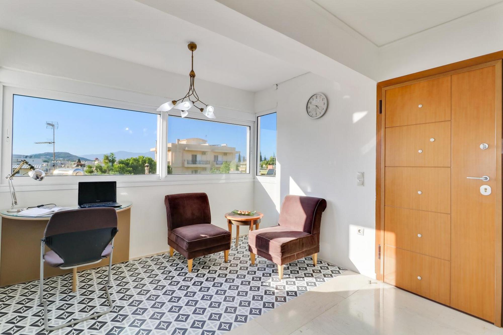 Apartamento Chalandri Family Penthouse - 1' From Metro Station *